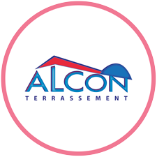 création du logo Alcon Terrassement